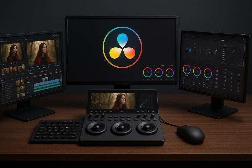 unique features of davinci resolve grading