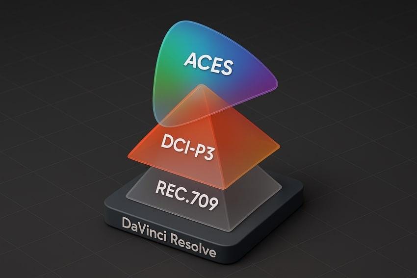 davinci resolve color space