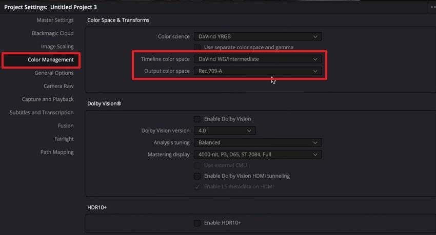 access color management