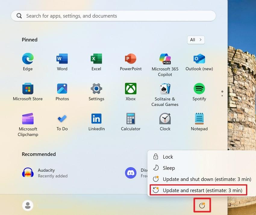 restart audacity and computer
