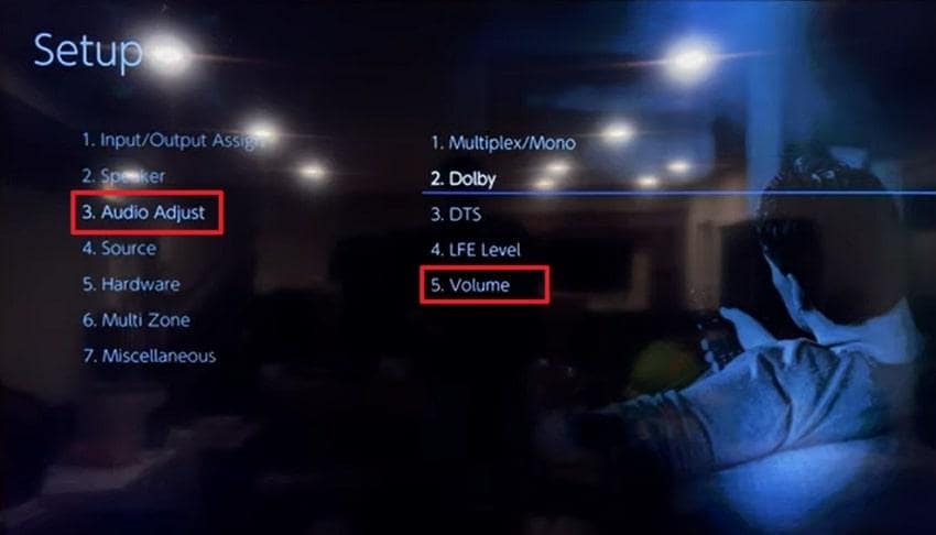 open audio adjusts settings for volume