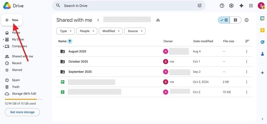 upload pages document on google drive