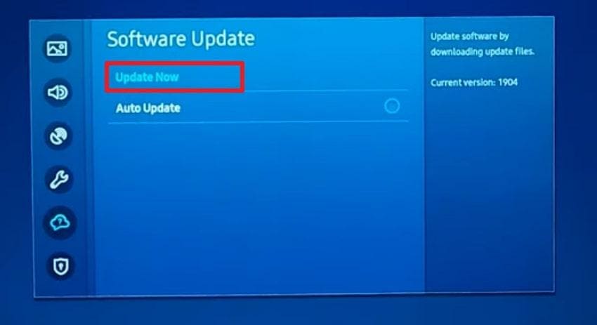 update samsung tv software