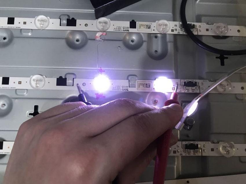 check backlight and hardware components