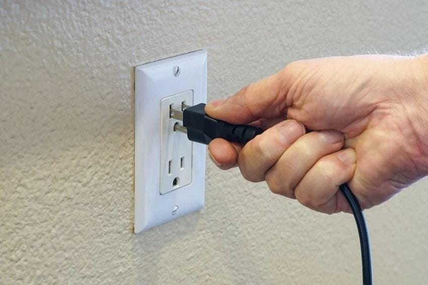 check power connection