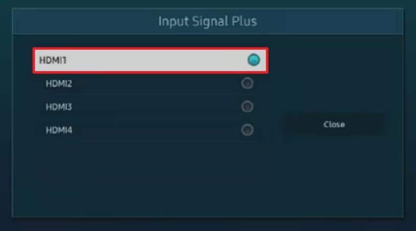 enable correct hdmi source
