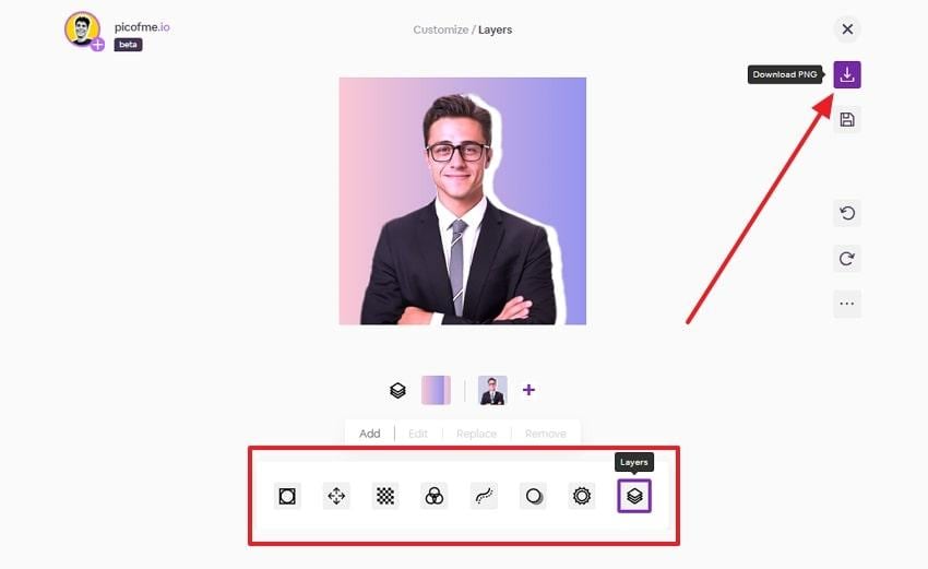 customize profile and download