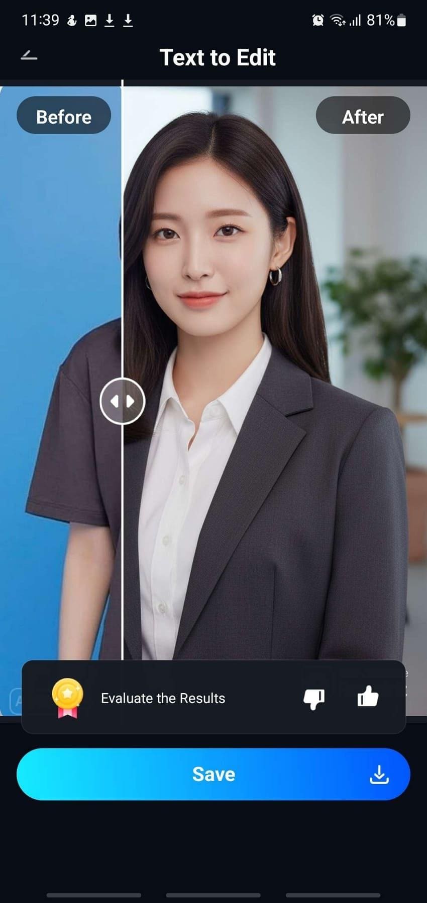 preview and save