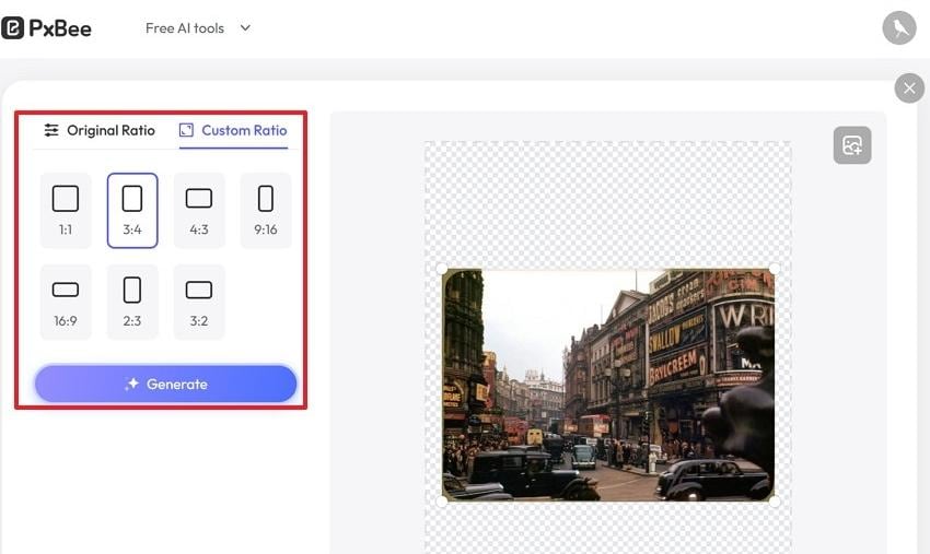 expand image with pxbee