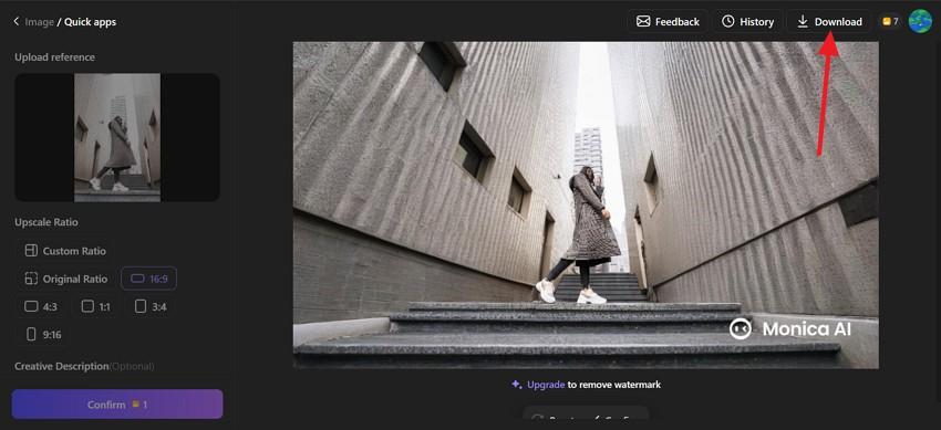 press download to save image