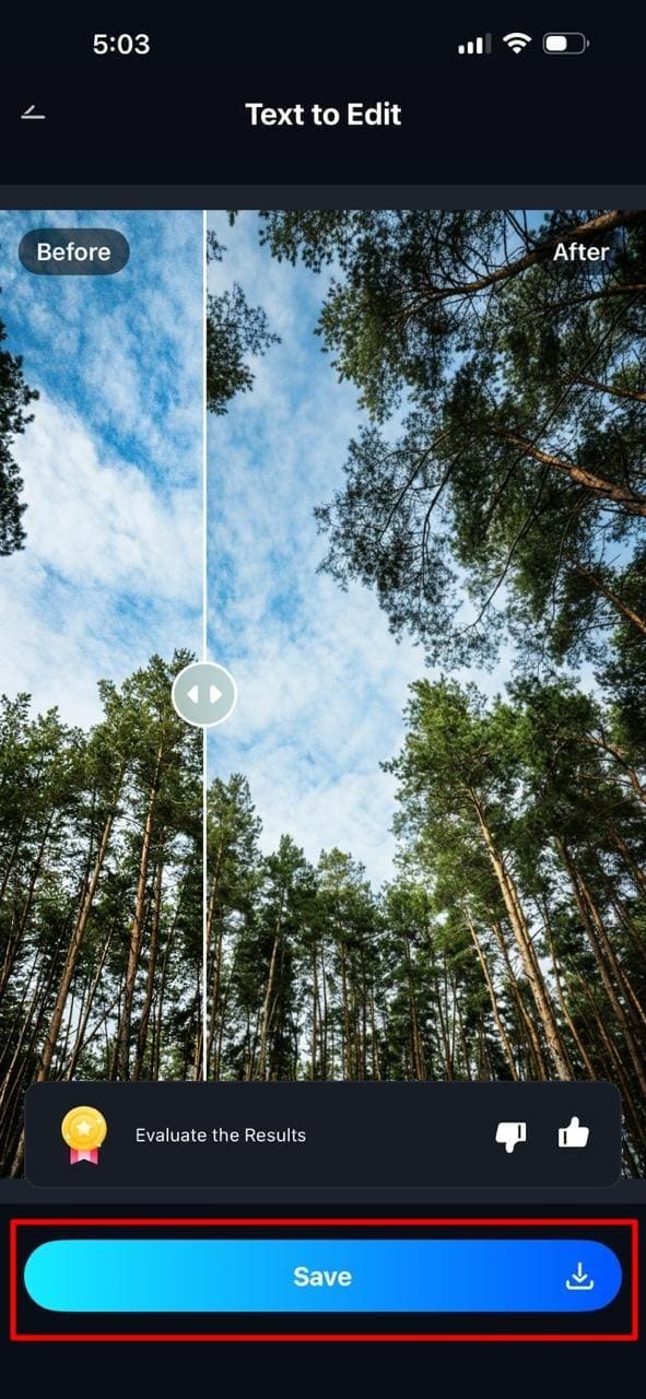 save generated image repairit app