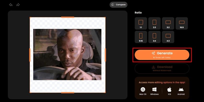 select generate airbrush