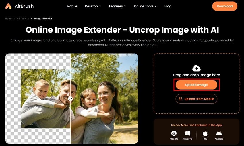 upload image airbrush