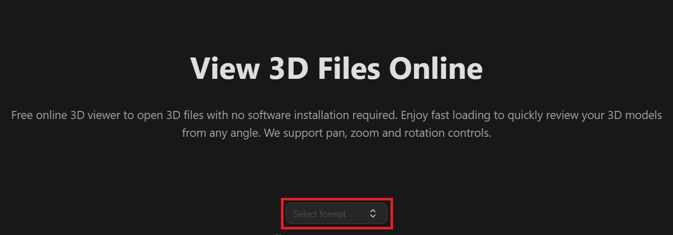 meshy ai 3d viewer select format