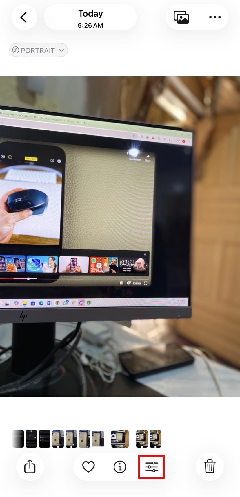 access edit settings iphone
