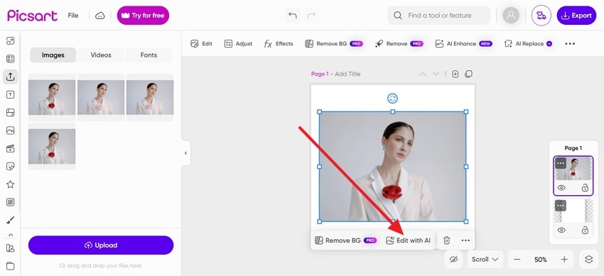 edit the image with ai