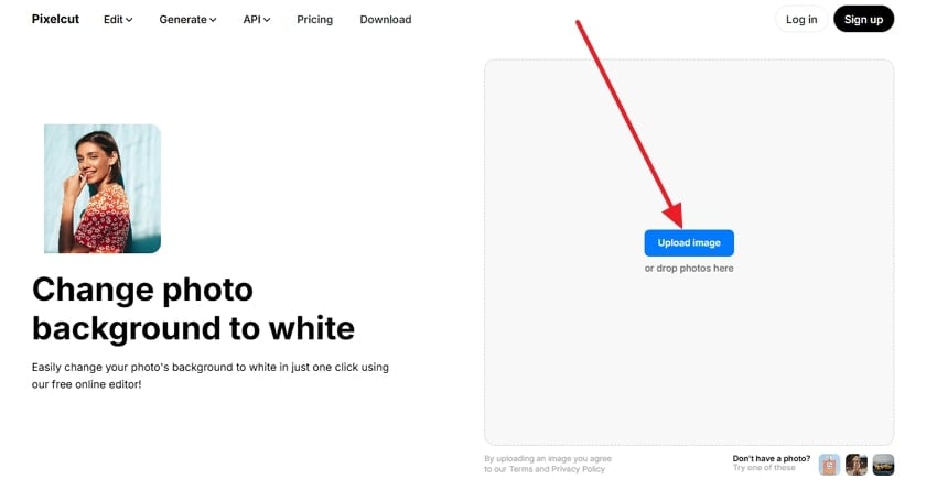 pixelcut upload image