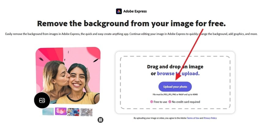 adobe express insert picture