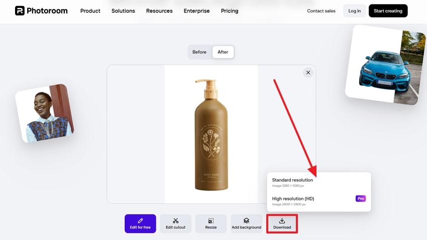 review result and download