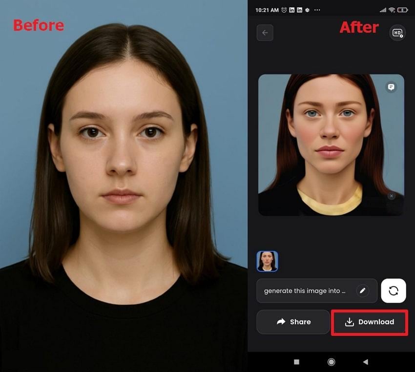 compare results and secure ai art