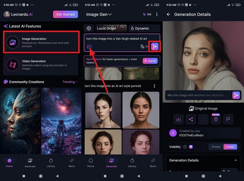 insert image and choose a style