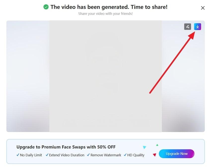 export the swapped video