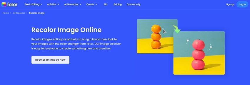 ifoto recolor image feature