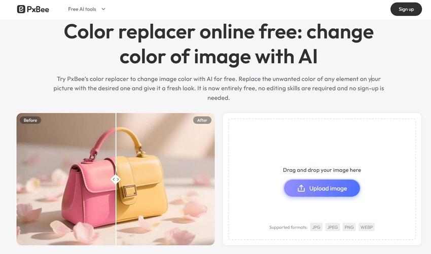 pxbee image recolor tool
