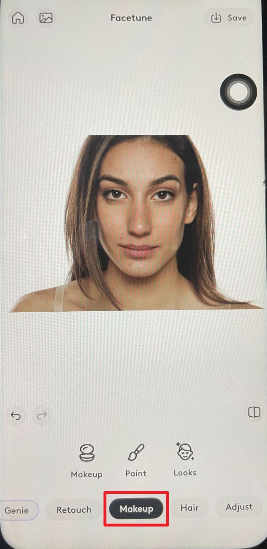 go to makeup section