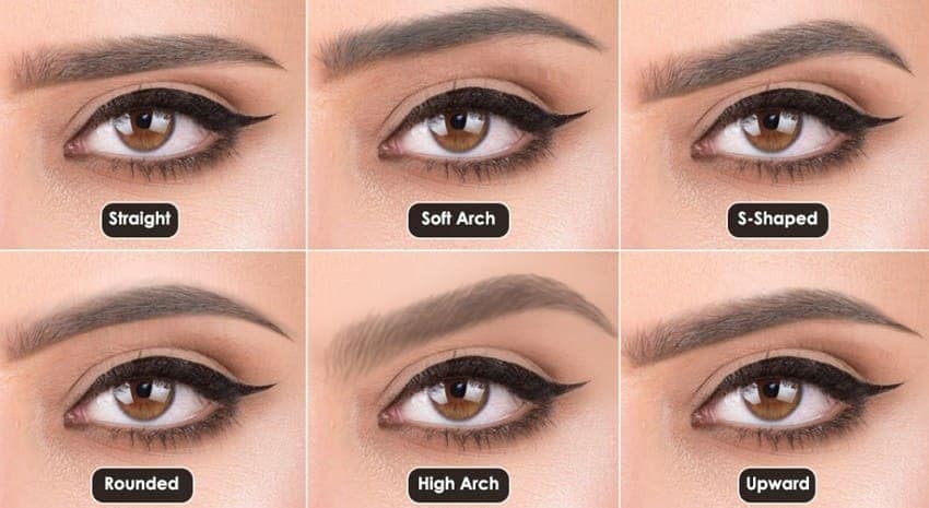 guide to eyebrow shapes
