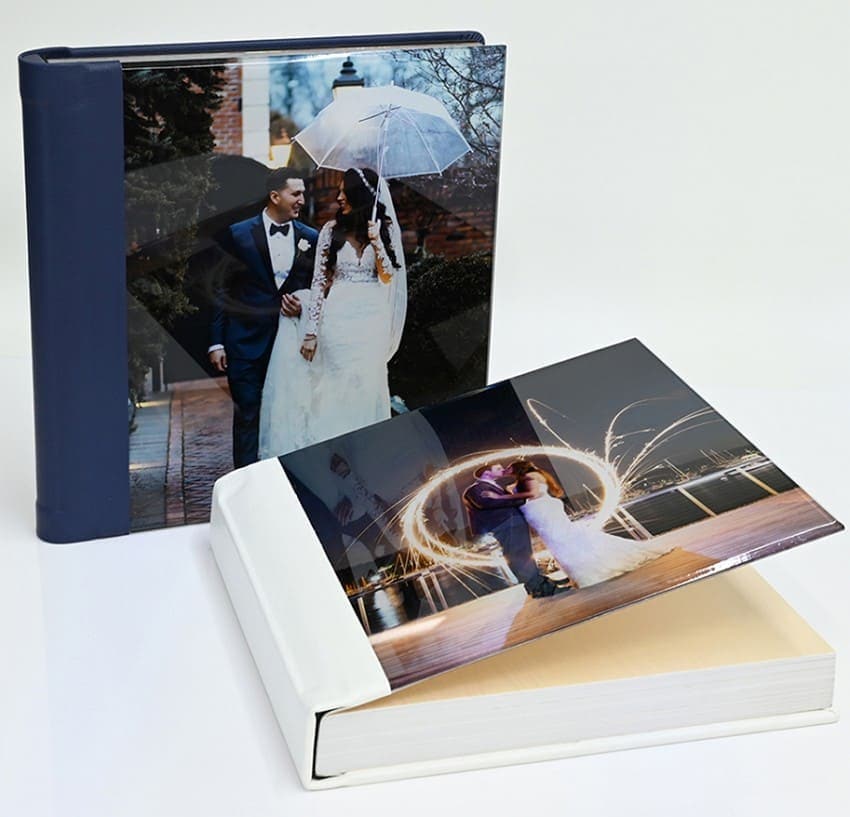 flush mount wedding photo album