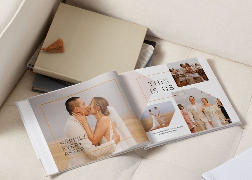 story wedding photo album