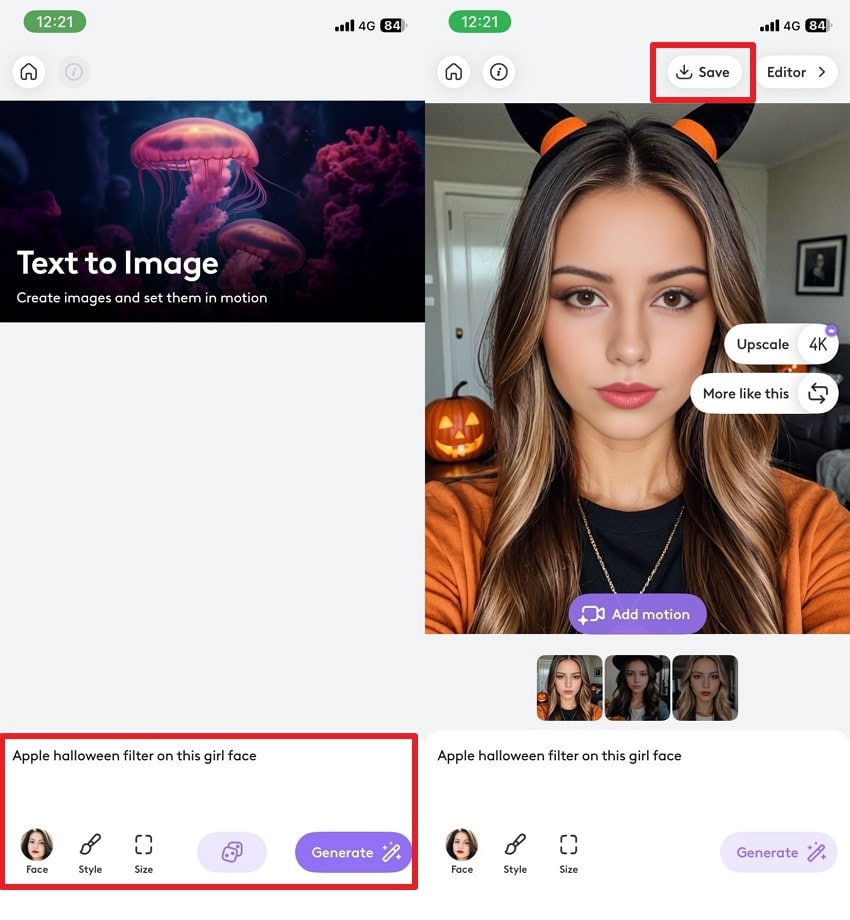 save halloween photo