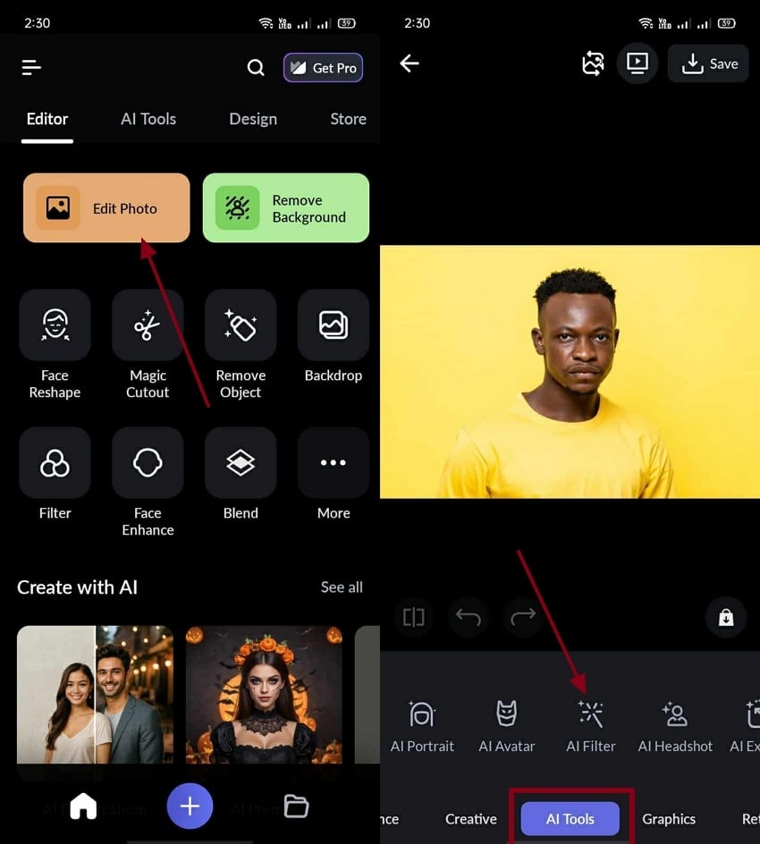 create halloween image using lightx
