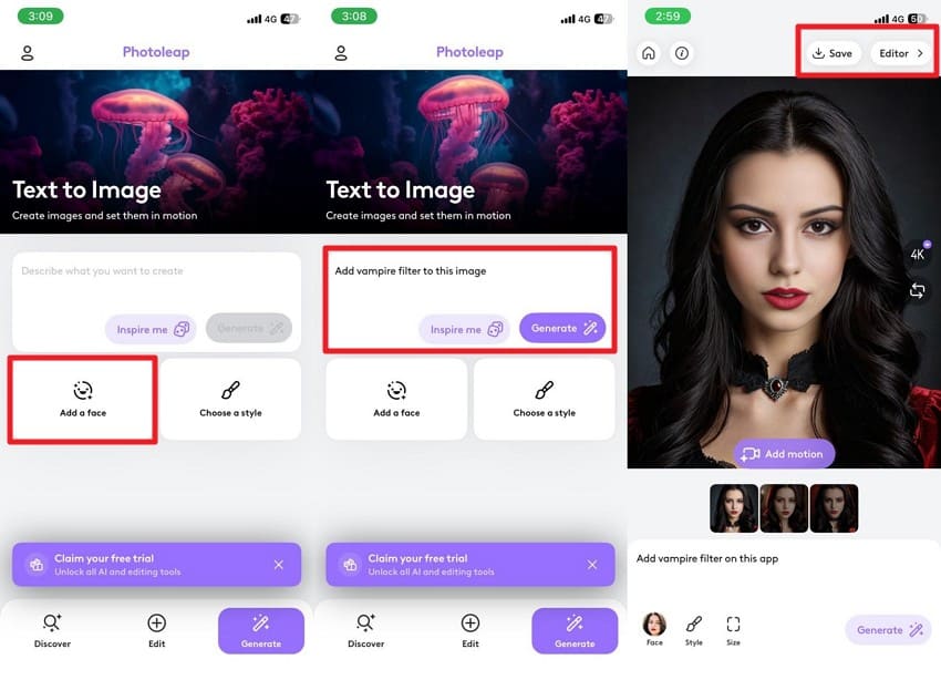add prompt and apply filter