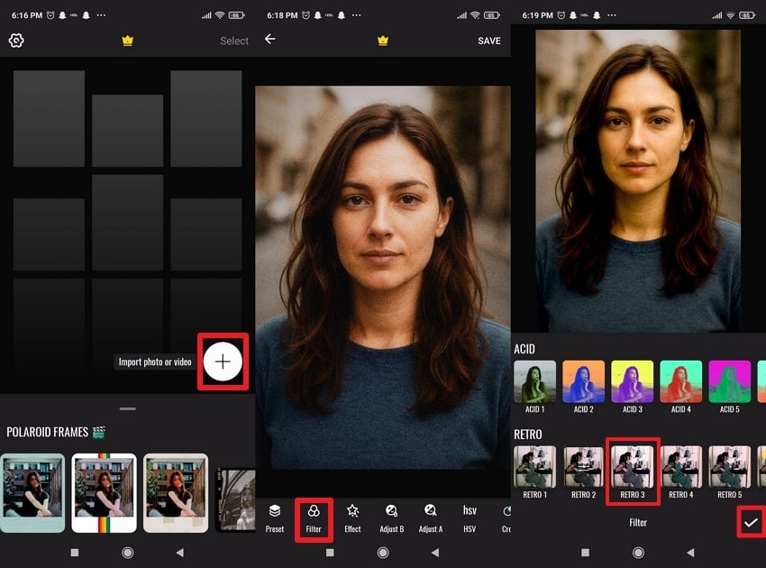 dazz film retro filter