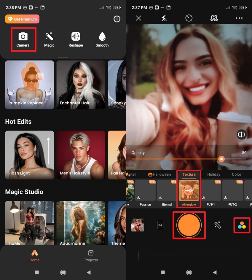 airbrush filter section