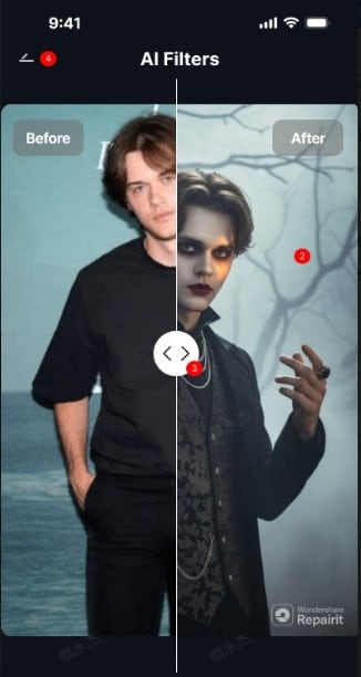 preview result and downlaod