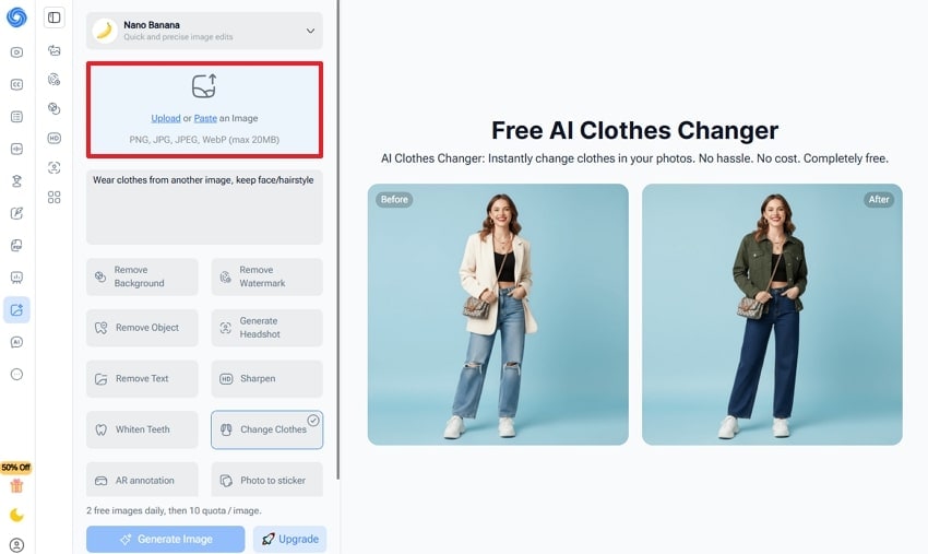 paste image from device