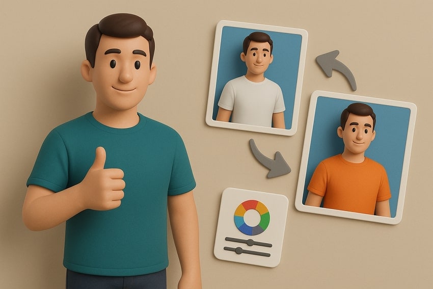 tips for perfect color shirt change