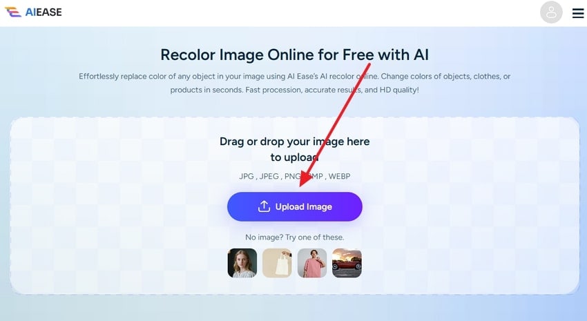 insert model image in ai ease