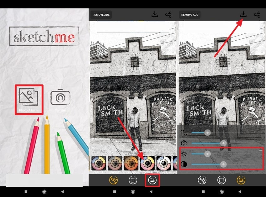 upload and turn image into sketch