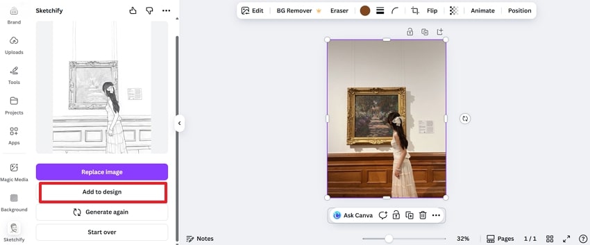 review result and add to design