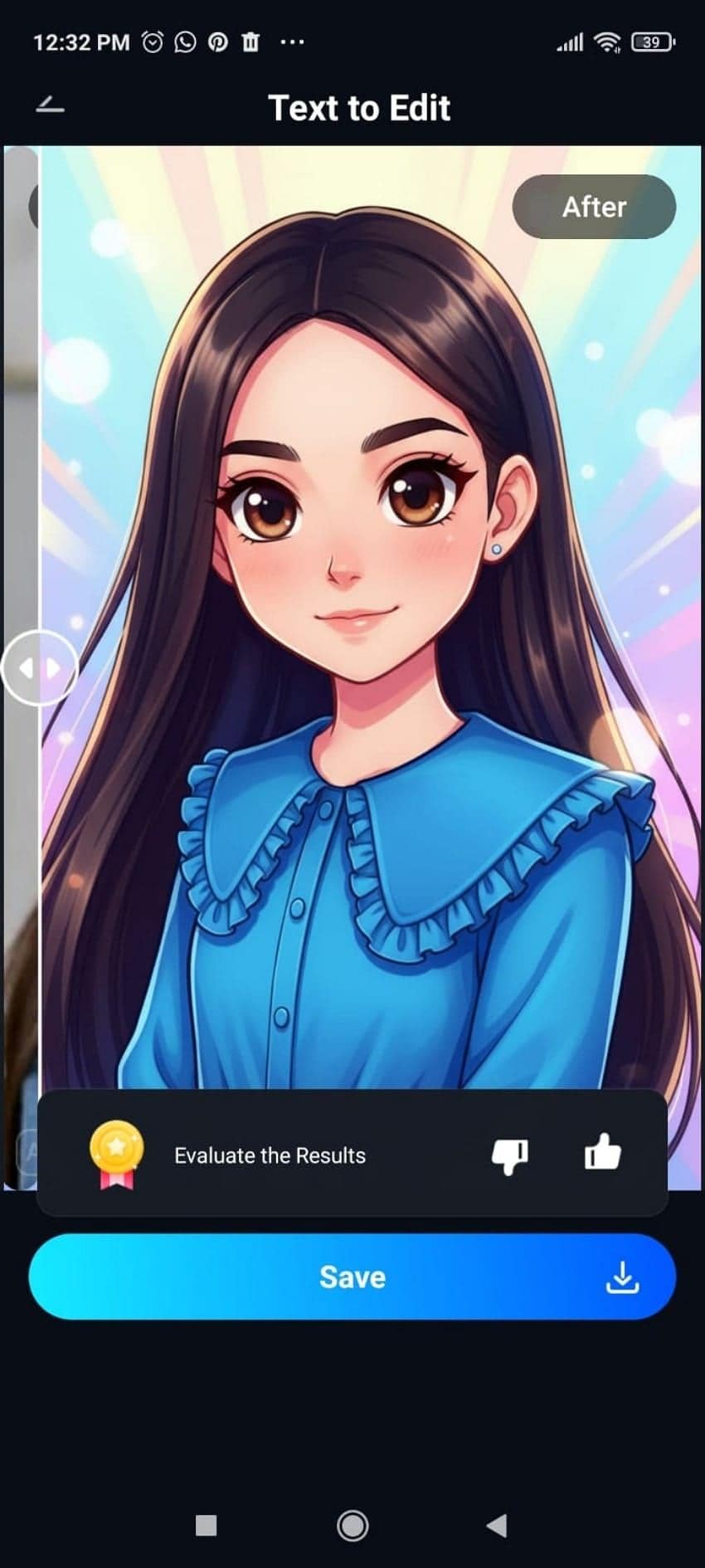 anime inspired cartoon filter