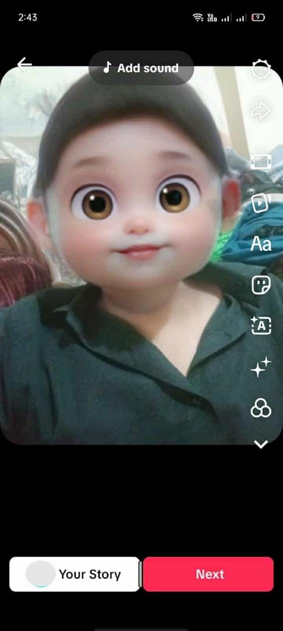 ai baby face filter