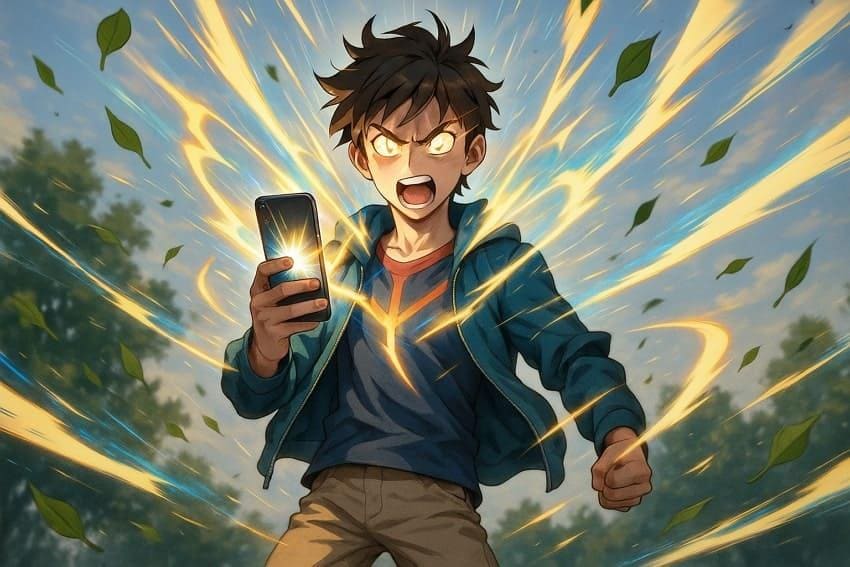 shonen action style filter