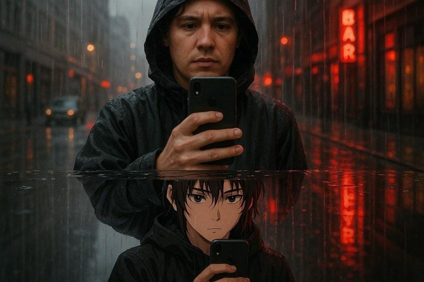 seinen style anime app filter