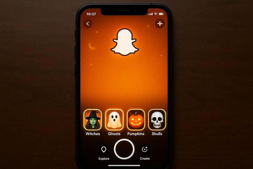 what is Halloween filter on snapchat