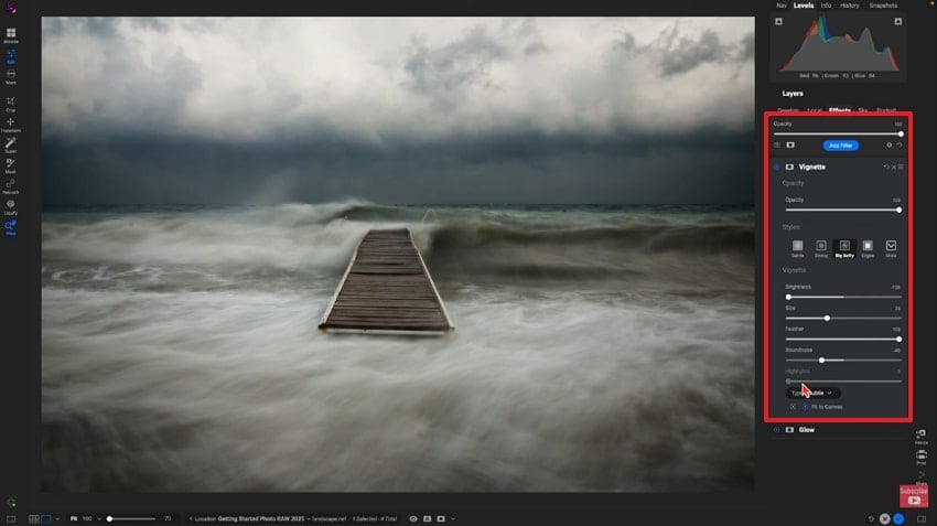 utilize the adjustment scales for fitler