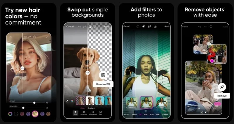picsart green screen editor